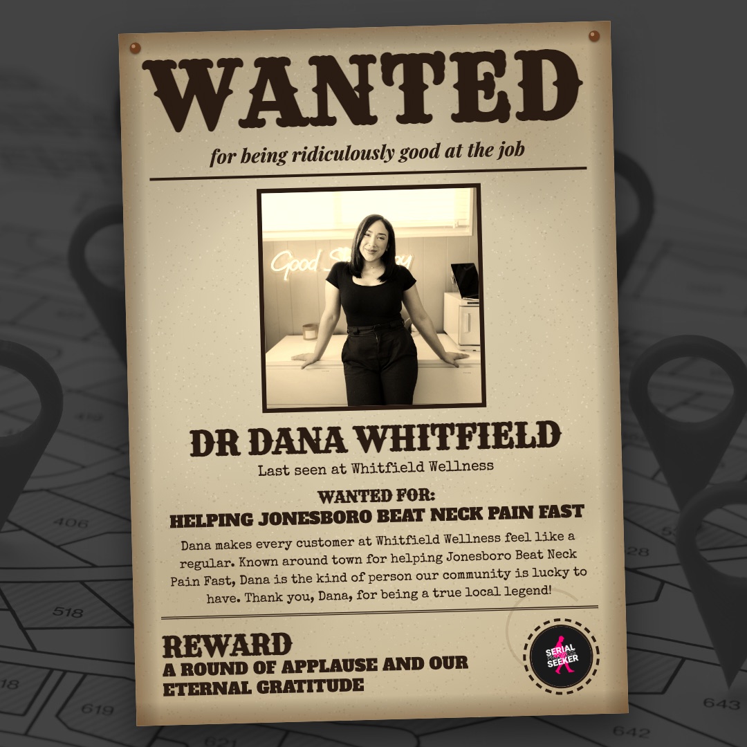 Wanted poster template featuring Dr Dana Whitfield
